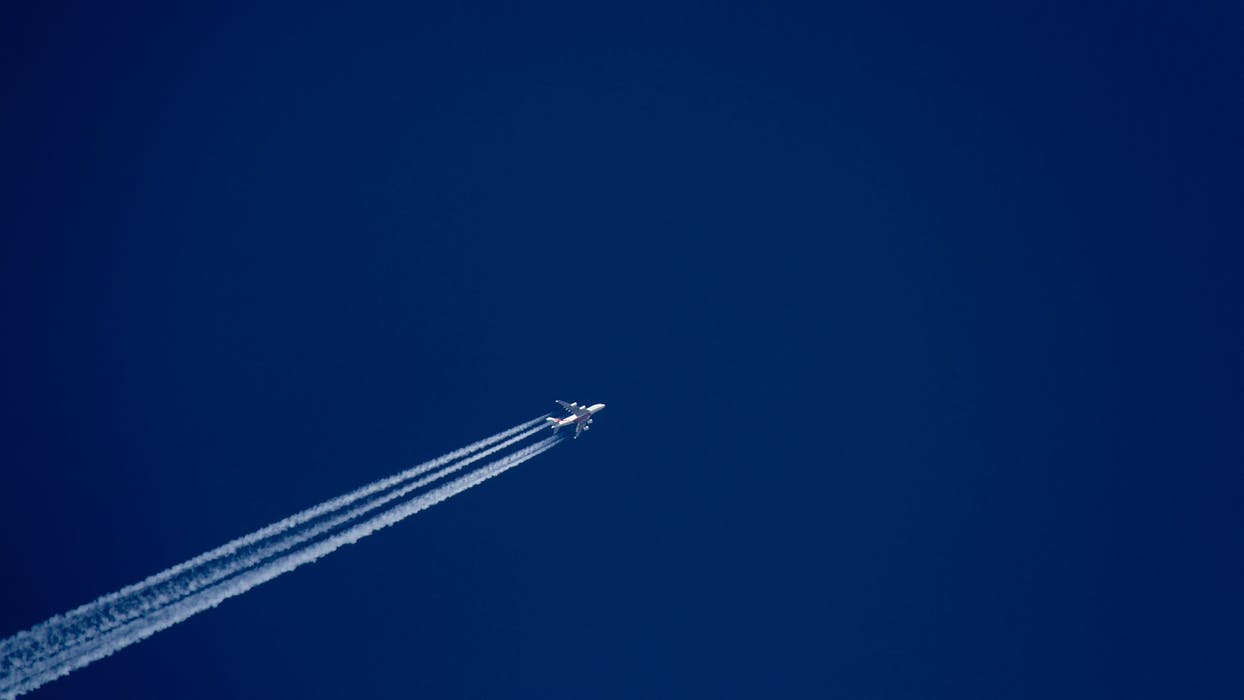 Flygplan i luften